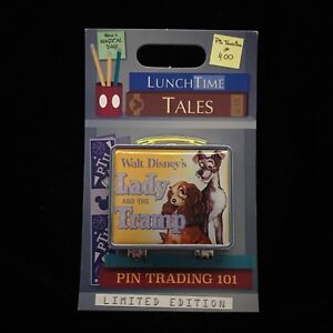 Lunch Time Tales Lady and the Tramp Lunch Box Disney Pin