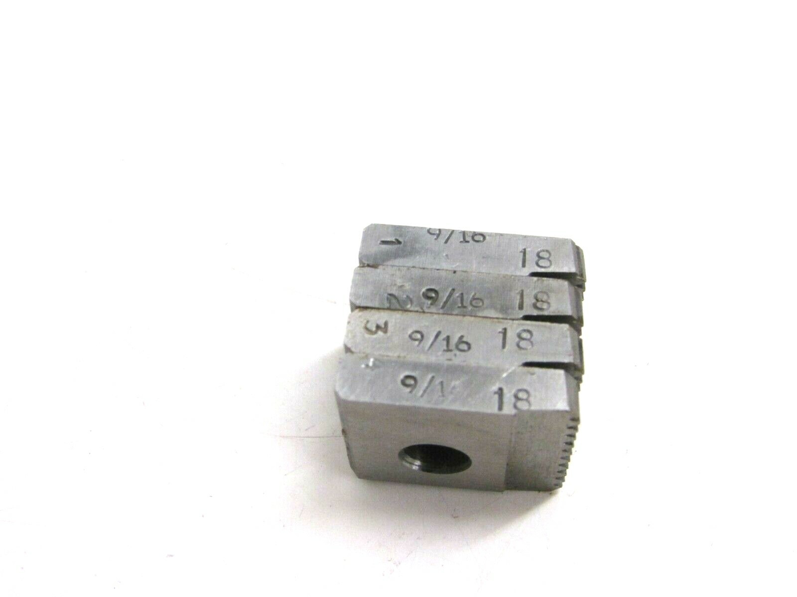 (4) CLEVELAND INSERT CHASERS SER. 100, S 9/16-18 RH, 5º HOOK 35º ...