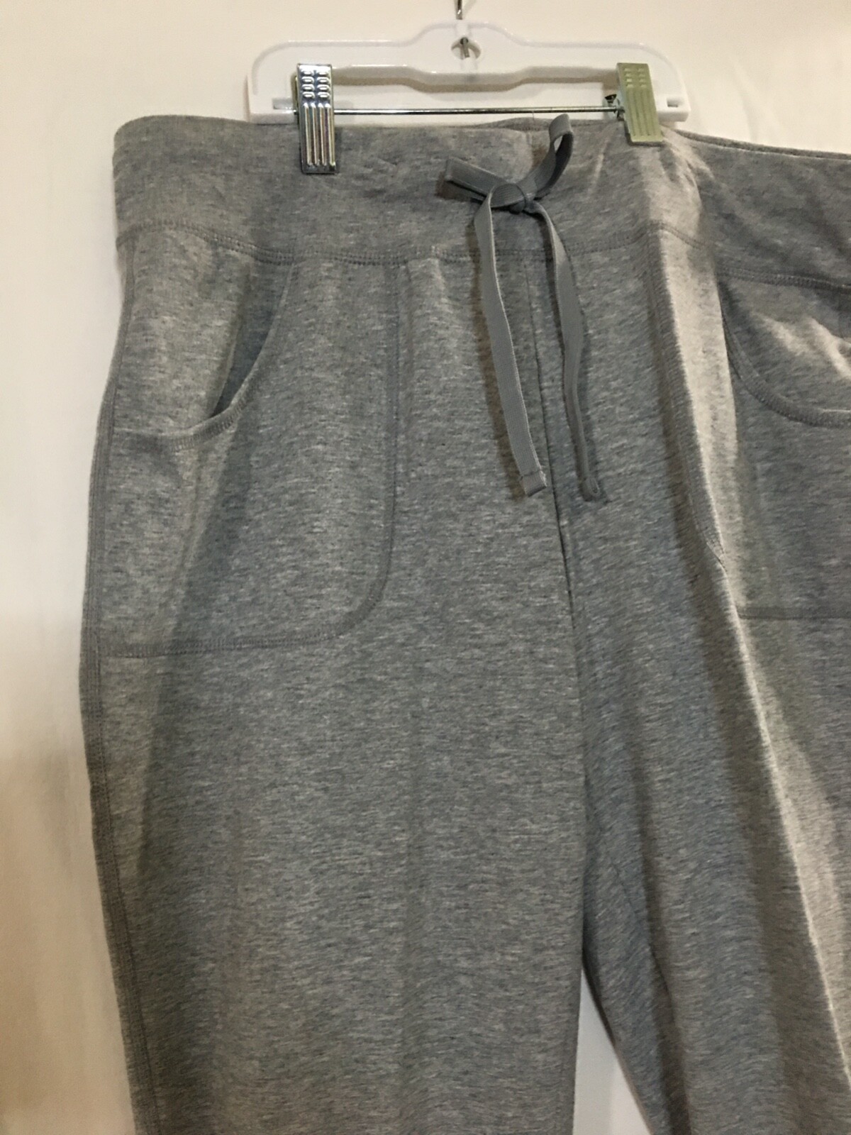 Athletic Works Athleisure Womens Core Knit Capri Pants with Drawstring