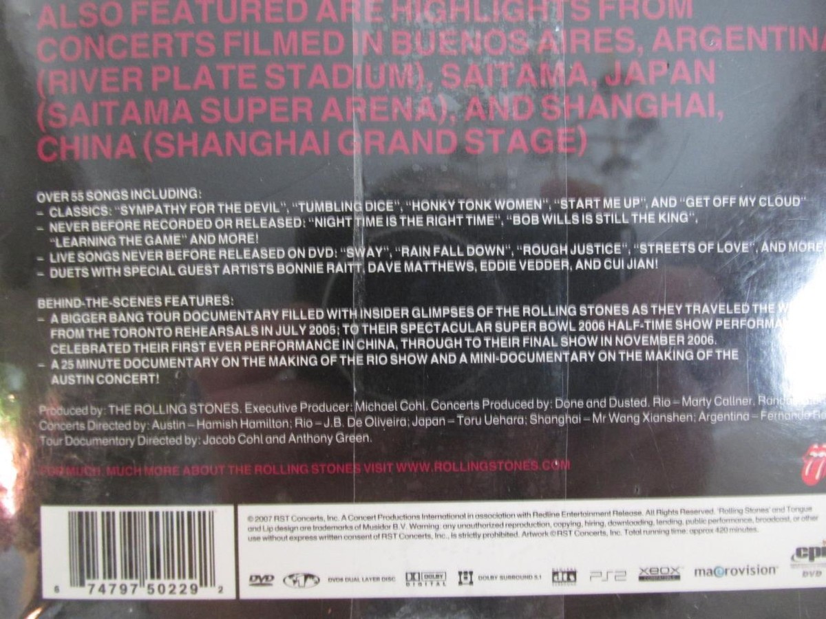 The Rolling Stones 2007 DVD Set 