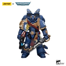 JOYTOY 1/18 action figures Warhammer 40K Ultramarines Captain With Jump Pack