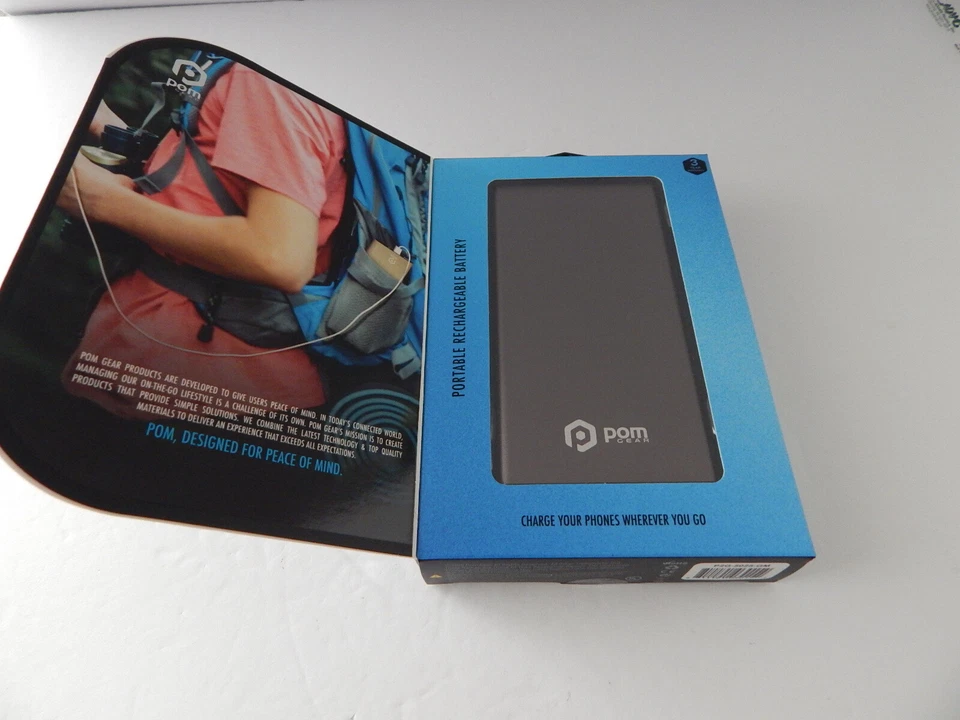 POM Power2Go-5 5000mAh 便携式 可充电电池 青铜色 全新 — 第 3/4 张图片