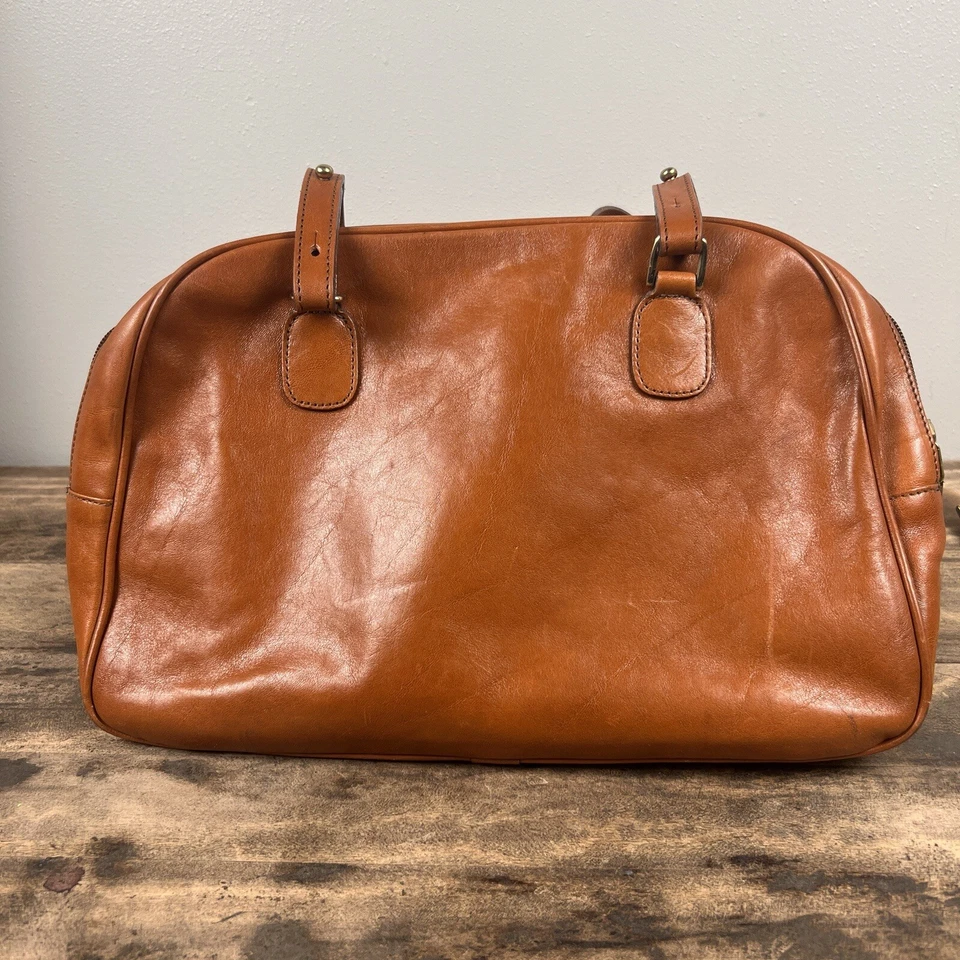 Bolso de hombro Brahmin de cuero marrón mediano Foto 2 de 4