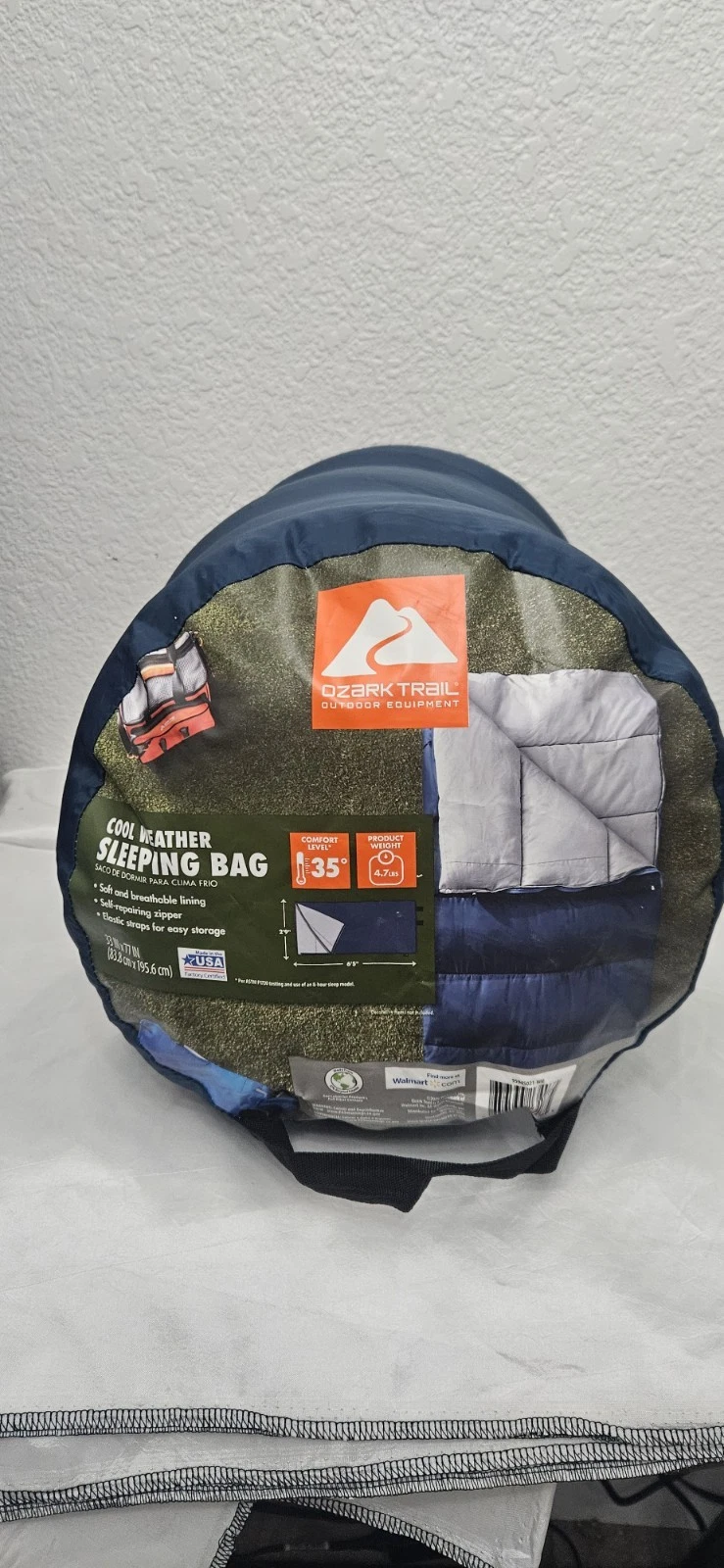 Ozark Trail 35 F Cool Weather Rectangular Sleeping Bag