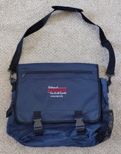Large Laptop Messenger Bag 19" Navy Blue Shoulder Travel Briefcase Crossbody New
