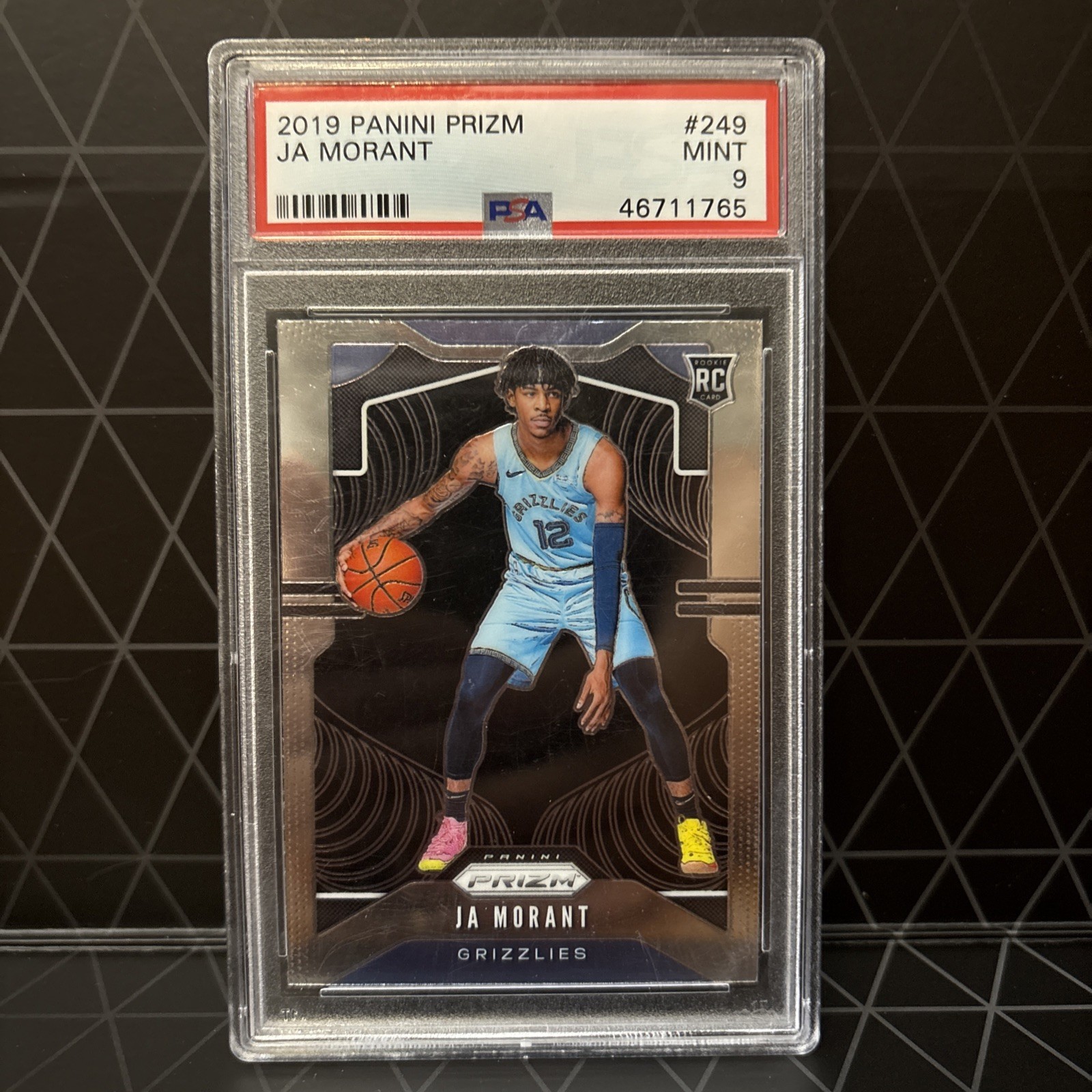 2019-20 Panini Prizm Ja Morant Rookie Card PSA 9 Mint #153 RC / Grizzlies 🔥🔥