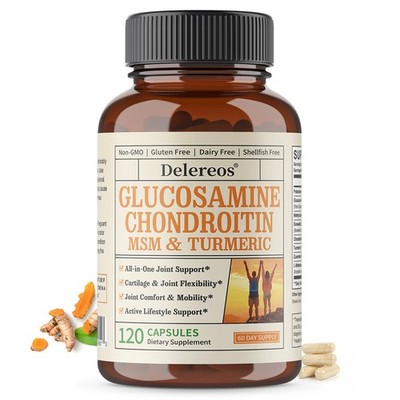 Joint Supplement Glucosamine Turmeric For Comfort & Mobility 30/60/120 Capsules
