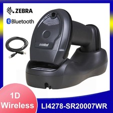 Zebra Symbol LI4278-SR20007WR 1D Handheld Barcode Scanner w/ USB Cable  Cradle