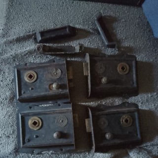 Antique Rim Lock X 4
