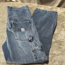 Vintage Paco Jeans Mens 34x31 Y2K Baggy Skater Carpenter Denim Wide Leg Blue