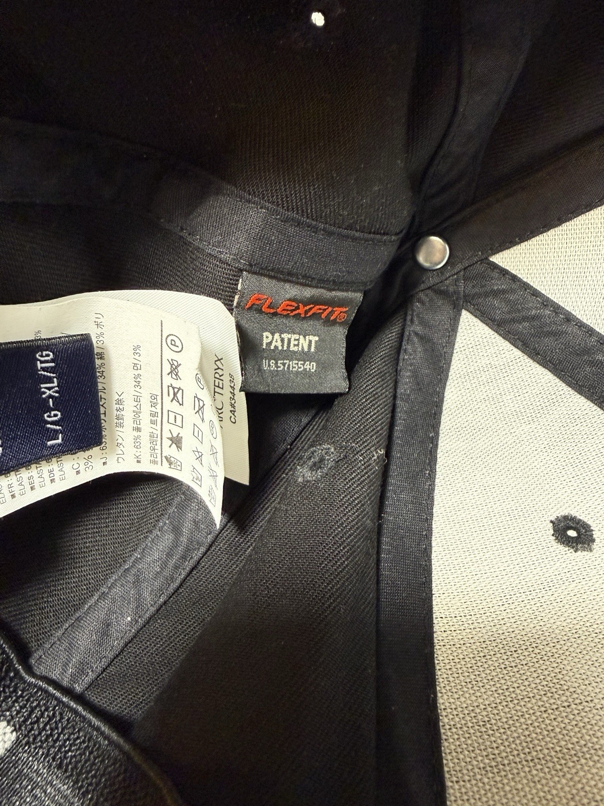 Rare Jackson Hole 50th Anniversary x Arcteryx Hat Flexfit Black NWT L/XL 60cm image 8