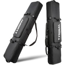 Snowboard Bag with Wheels,Heavy Duty 600D Polyester Oxford Wear-Resistant,Pad...