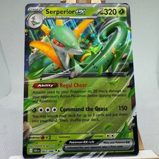 Serperior ex 003/086 Double Rare Holo NM -Black Bolt - Pokemon Card TCG