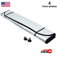 Foldable Large Sun Shade Truck Van Car Windshield Visor Uv Block Cover Protector