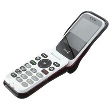 caseroxx Leather-Case with belt clip compatible with Doro 6880 made from genuine