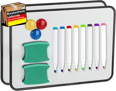 Doppelseitiges Whiteboard Magnetisch Kinder A3 Trocken abwischbar 42x30 cm