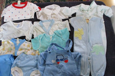 Baby Boy Vintage Clothing Lot - Pajamas, Shirts, Bottoms, Sleepers etc