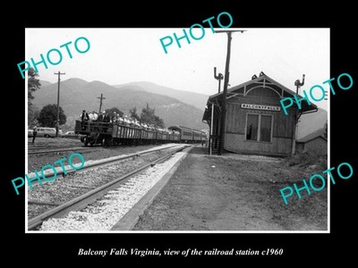 Balcony Falls Virginia The Railroad Station c1960 Old Large Historic Photo