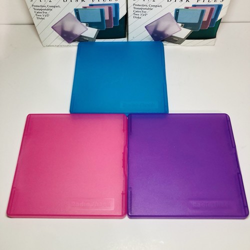 Allsop Twin Pack 3 1/2” Étuis de Protection Compacts Transportables pour Fichiers Disque Lot 2 - Photo 6/7