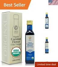 8 Fl Oz Organic Coconut Vinegar - Nutrient-Rich Condiment for Healthy Cooking