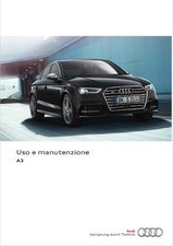 MANUALE USO E MANUTENZIONE AUDI A3 Restyling 2017 - PDF IN ITALIANO