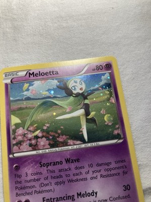 Meloetta Promo Pokemon XY Promos PR Psychic Holo XY193 LP