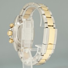 MINT Rolex Daytona 116523 Champagne Paul Newman Steel Yellow Gold Two Tone Watch 4