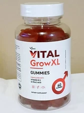 Vital Grow XL Gummies w/ Vitamin B12 & Folic Acid 60ct EXP 12/2026