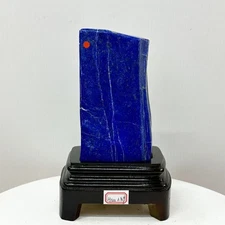 4.17LB Large Natural Lapis lazuli Freeform Crystal Mineral Specimen + base