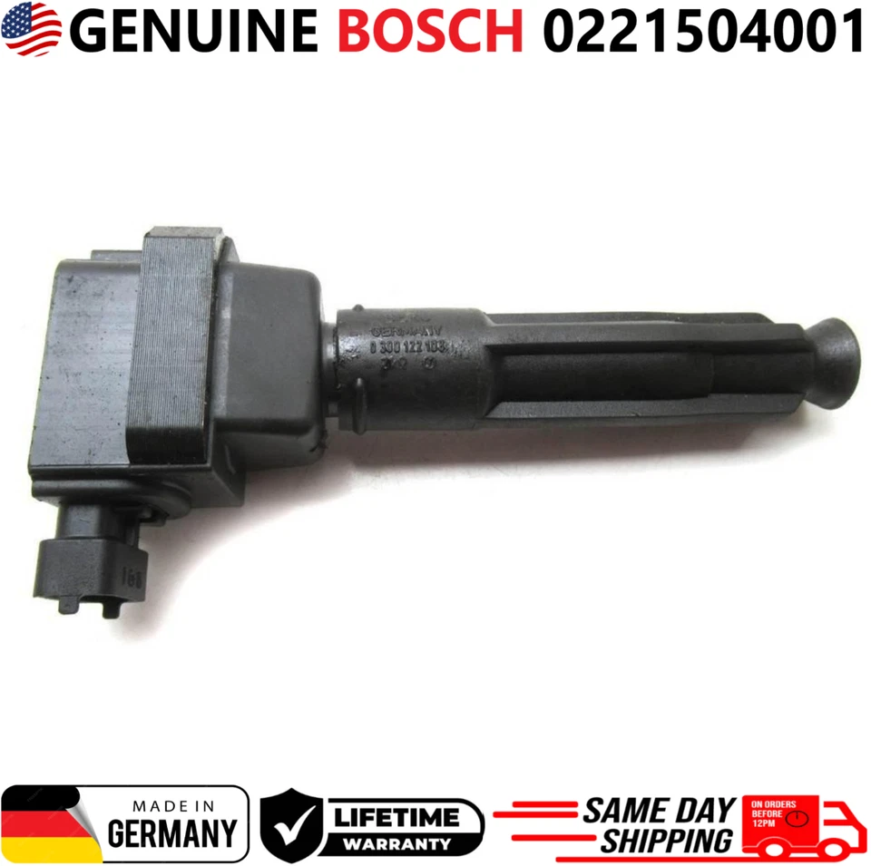 Bobinas de ignição genuínas Bosch para 1996-1999 Mercedes-Benz 4.2L 5.0L, 0221504001 - Imagem 4 de 4