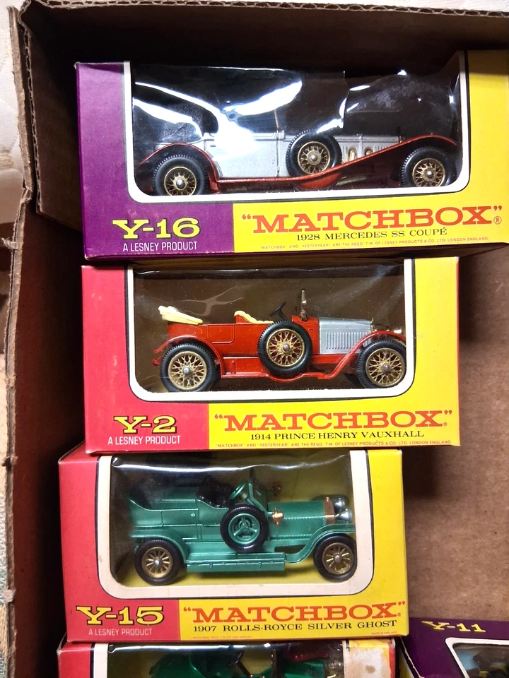 9-Matchbox Lesney Models Of Yesteryear CARS MINT IN THE BOXES! - Image 2 of 4
