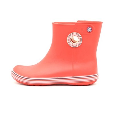 Crocs Damen Classic Rain Boot Stiefel Korall Komfortabel Gummistiefel EU 38-39