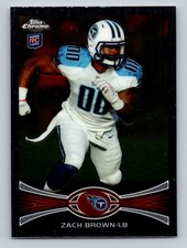 2012 Topps Chrome #152 Zach Brown