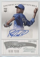 2014 Panini Classics Significant Signatures Silver /299 Rafael Montero Auto 0ew