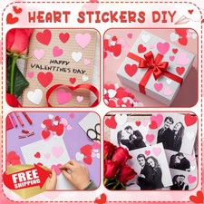 500pcs Foam Valentine Heart Stickers Self Adhesive Craft Decor