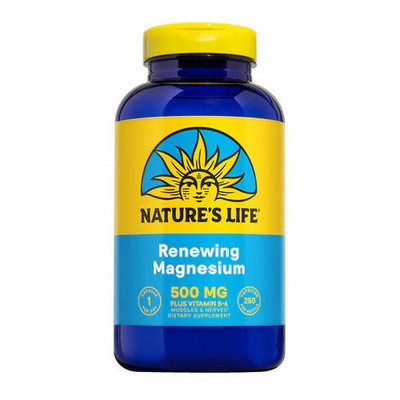 Nature's Life, Renewing Magnesium, 500 Mg, 250 Caps