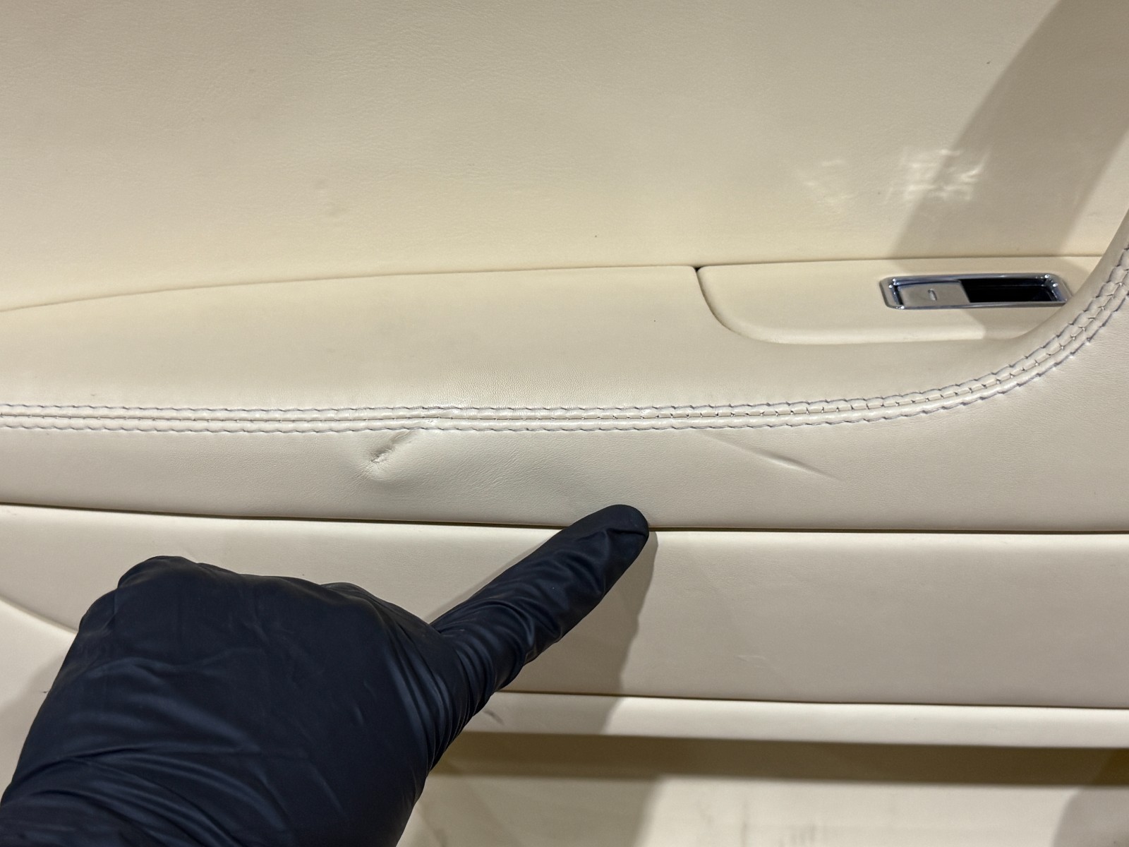 06-12 Bentley Continental Flying Spur Rear Left Door Panel Trim PO43 OEM