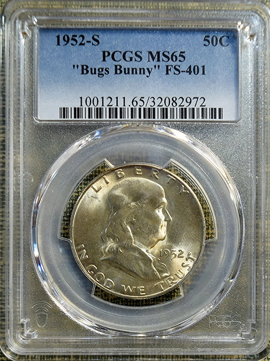 MS 65 Graded 1952 Franklin Half Dollars (1948-1963) for sale | eBay