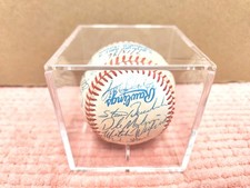 1986 Rangers TEAM AUTOGRAPHED GAME USED BALL ROALB w/ 29 Signatues 