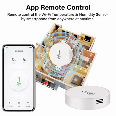 FOR TUYA Intelligenter Temperatur- und Luftfeuchteregler kompatibel mit für Tuya App
