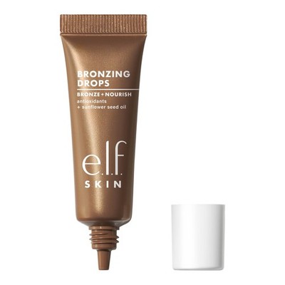 Bronzing Drops Mini Liquid Face Tinted Serum Vitamin E Sunflower Oil Fair Gold