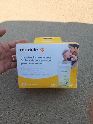 MEDALA BREAST MILK STORAGE 100 BAGS NEW 