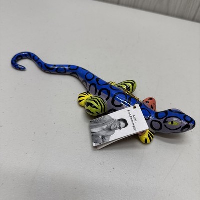 Erich Emmenegger Studio E GECKO Lizard Figurine Ceramic 2007 HTF Retired