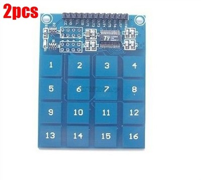 2Pcs Capacitive Touch Switch 16-Way TTP229 Digital Touch Sensor Module New Ic ic