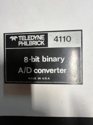 Teledyne Philbrick 4110 8-bit binary A/D converter NOS