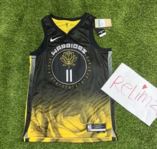 NBA Basketball Nike Golden State Warriors Klay Thompson City Jersey Sz 44 New