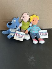 Disney Store Doug Patti  Porkchop Dog Mini Bean Bag Doll Plush Set of 3
