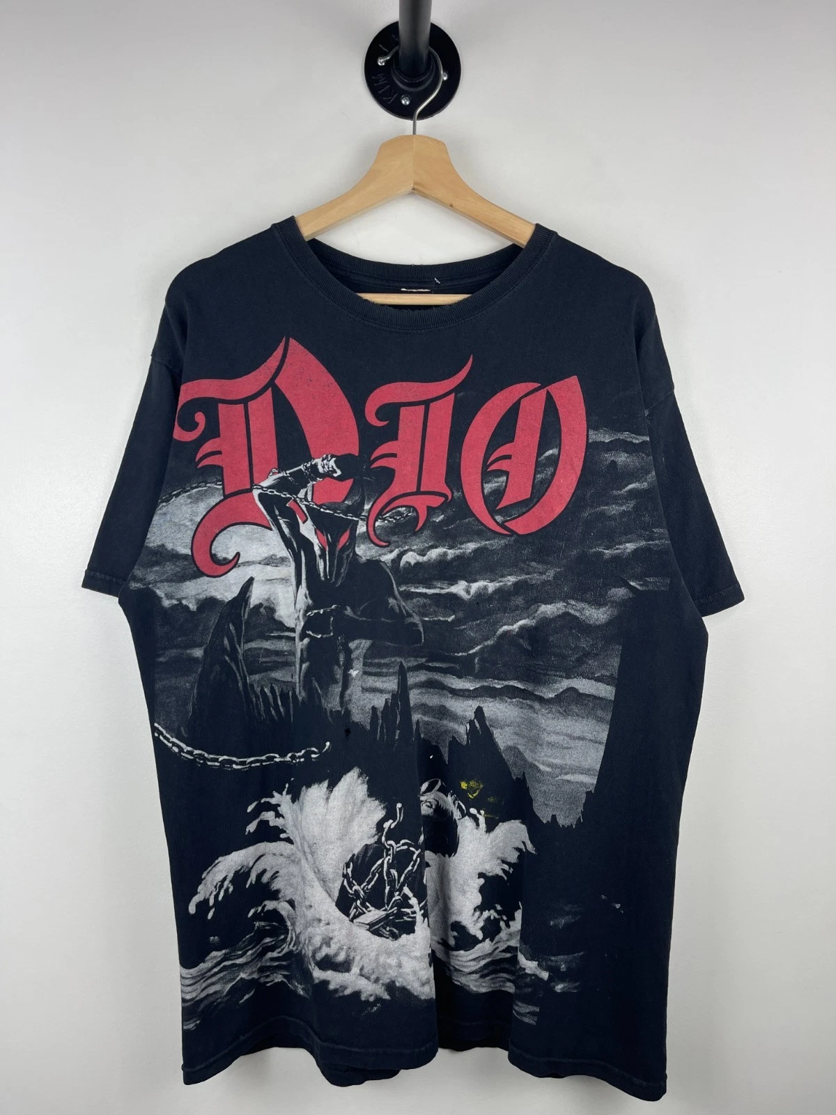 Vintage Dio Holy Diver Black Tee Size L