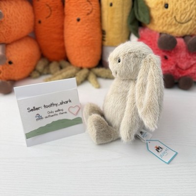 Jellycat Little (7.1 in, 18cm) Bashful Wheat Flufflet Bunny BNWT