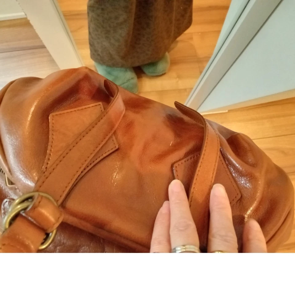 Сумка Vivienne Westwood Mini Boston сумочка шарообразный большой брелок коричневая кожа - Изображение 4 из 4